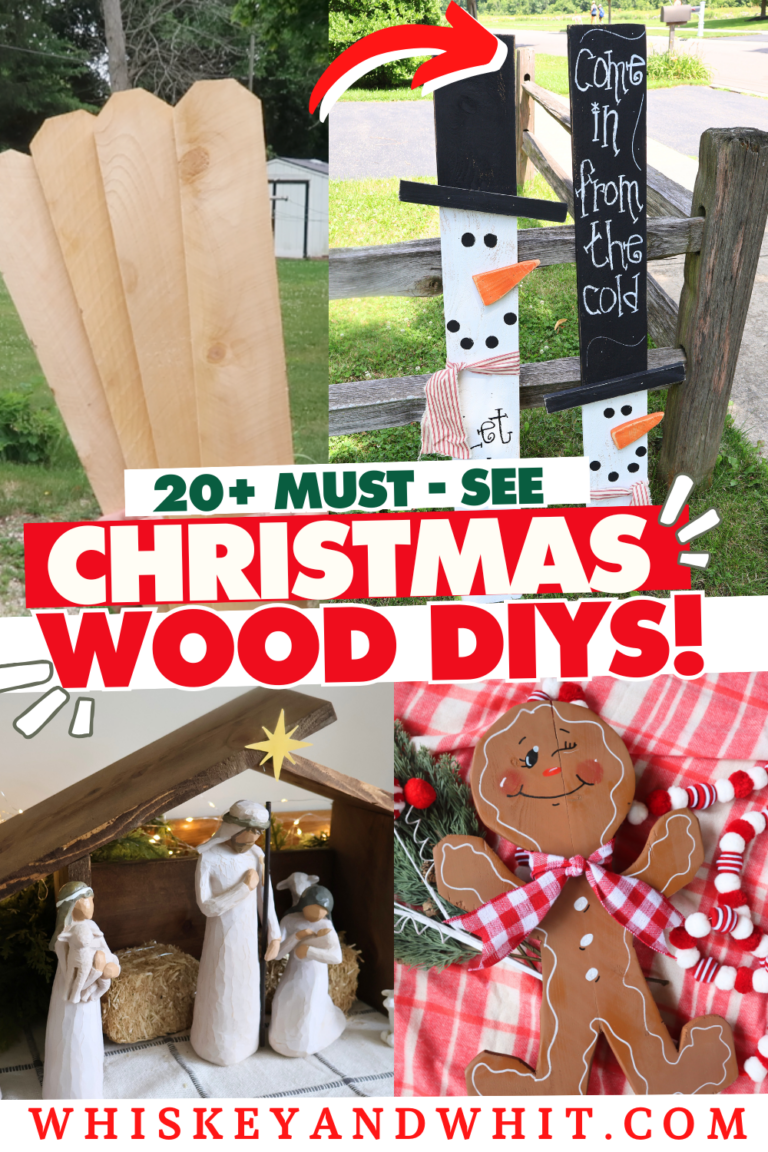 20 Wood DIY Decor Projects For Christmas Winter Scrap Wood DIYS