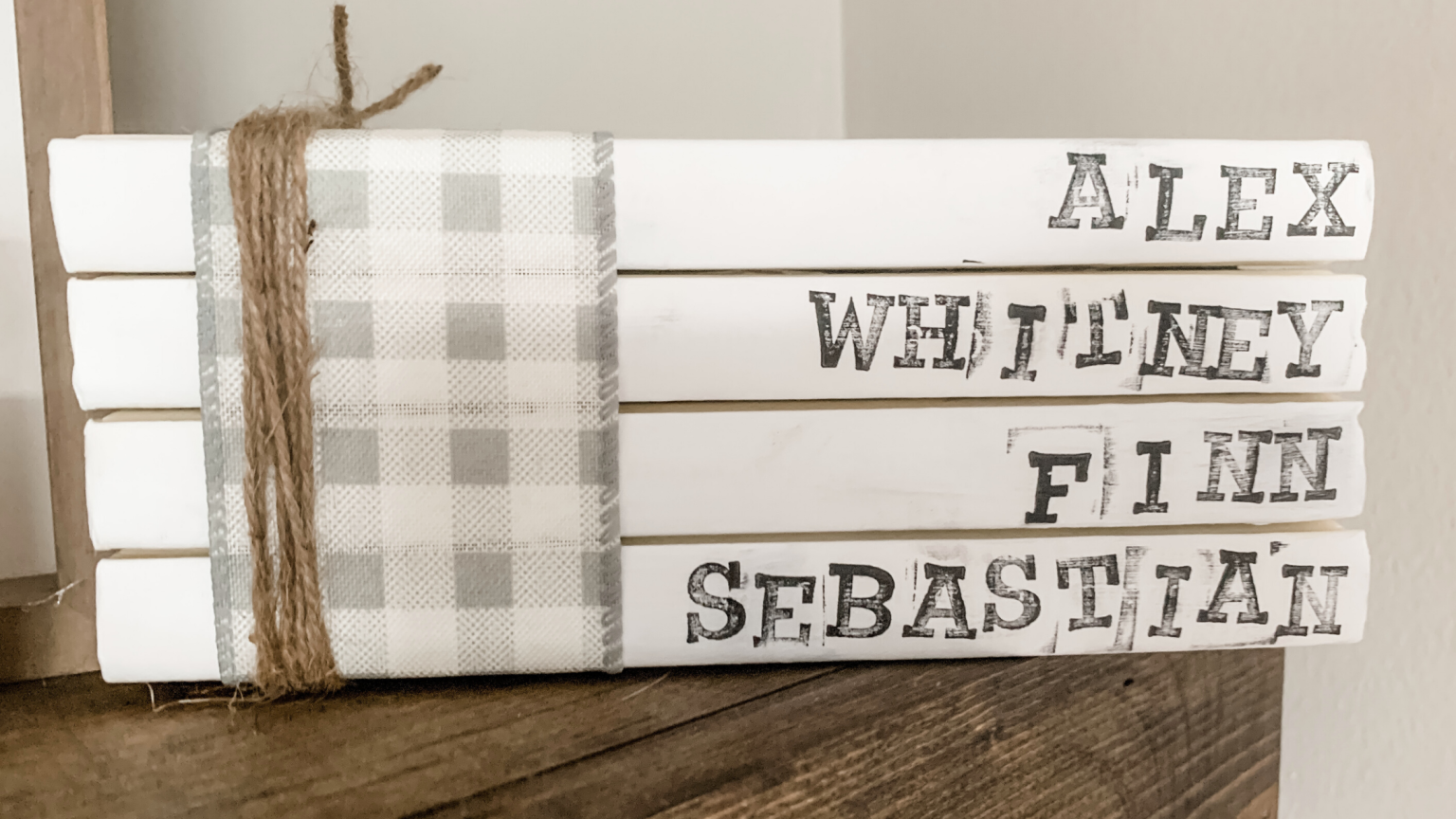 How to make farmhouse book decor from Dollar Tree supplies | DIY Book ...
