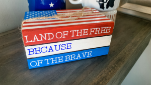 The 10 BEST Dollar Tree Craft Blanks for Patriotic Decor + what to do with them