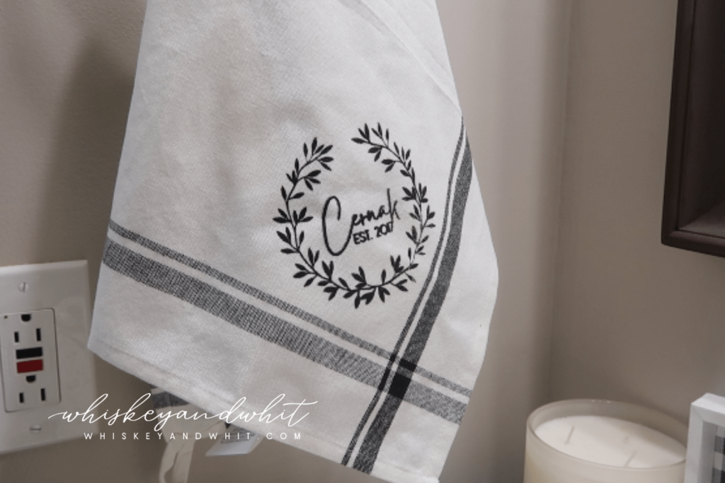 DIY Screen Printed Towel