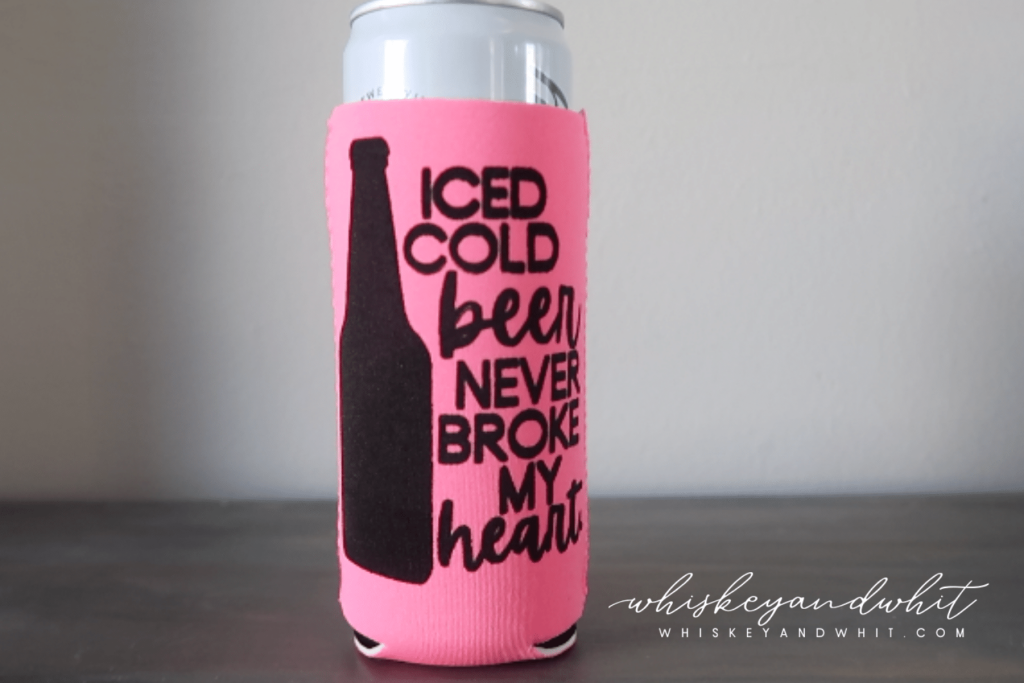 DIY Screen Printed Koozie