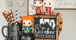 Hocus Pocus Halloween DIY Decor | Tiered Tray Styling Tips & Hacks!