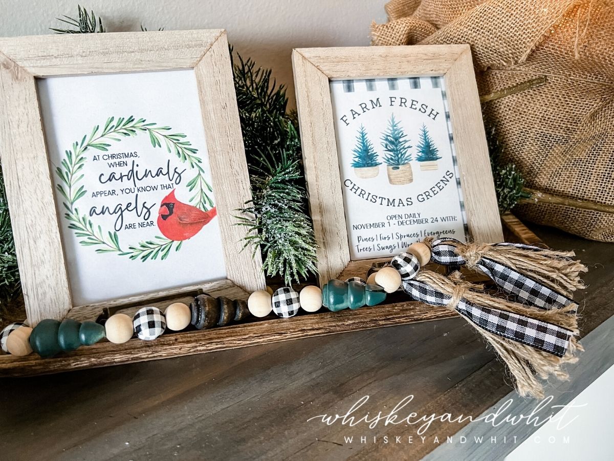 Eight Easy &amp; Beautiful Dollar Tree Christmas DIYS for 2021 + FREE ...