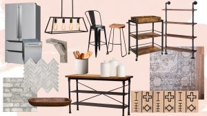 Dreaming of a Kitchen Update in 2022? Modern Industrial Farmhouse Kitchen Decor Inspiration with Wayfair!