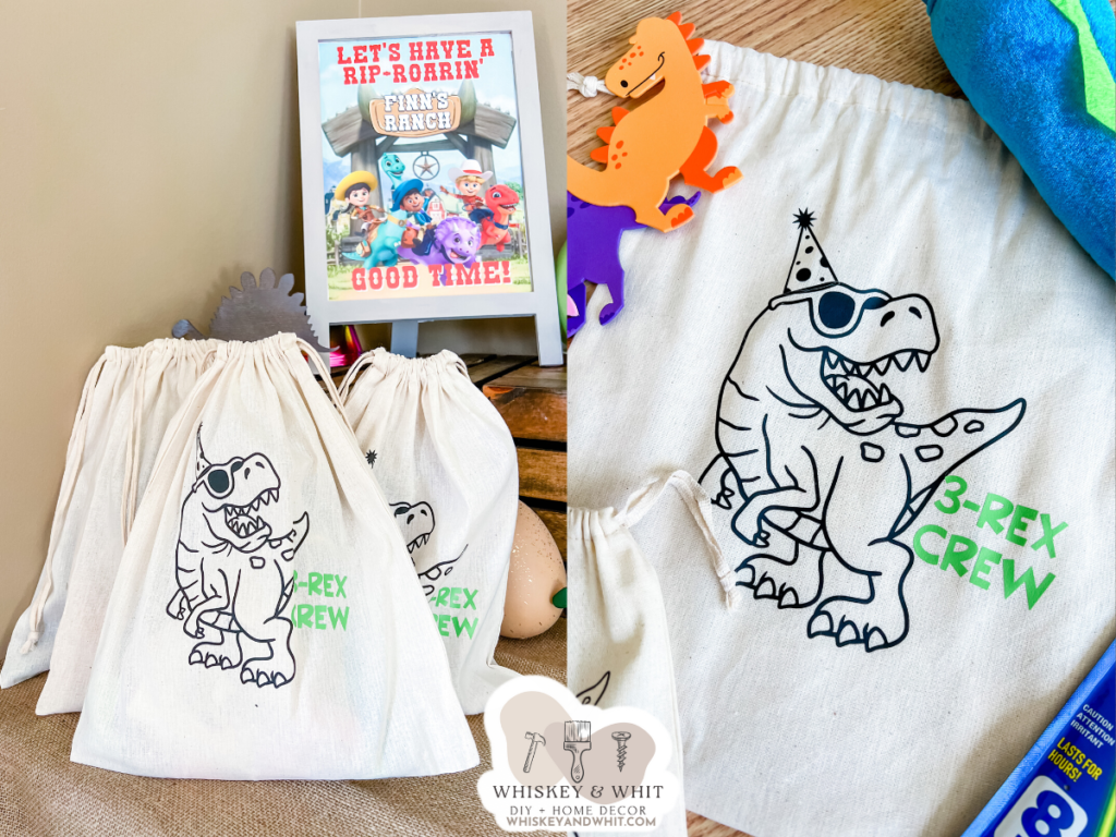 DIY Dollar Tree Dinosaur Party Ideas with a Cricut