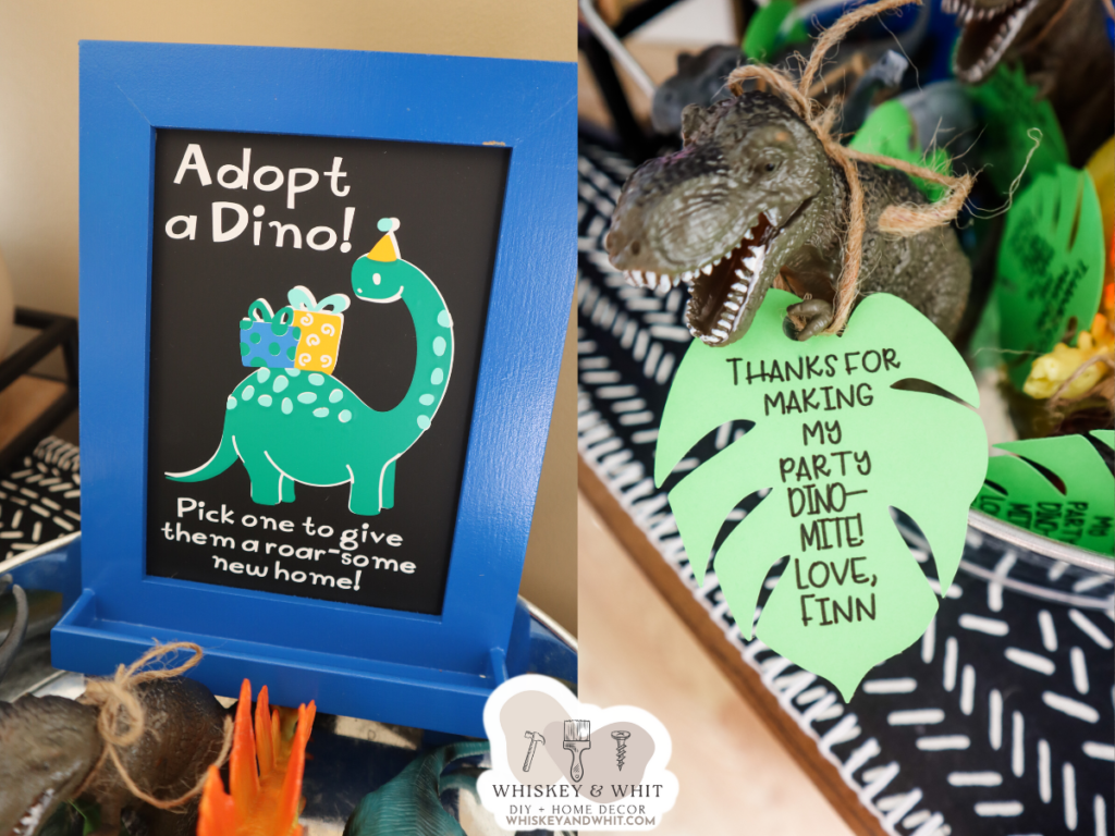 DIY Dollar Tree Dinosaur Party Ideas with a Cricut