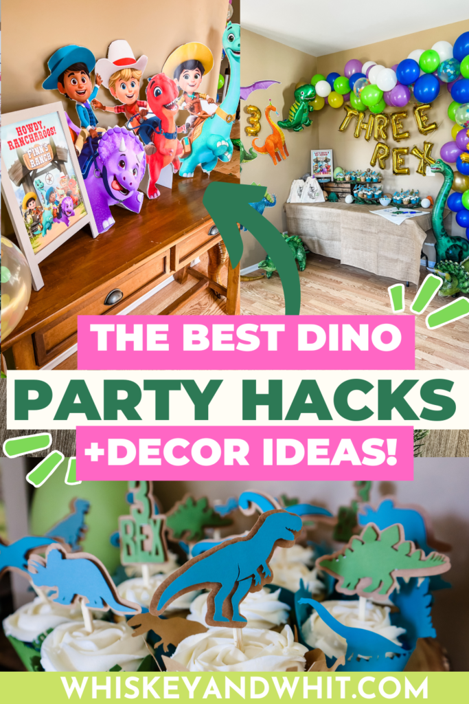 DIY Dollar Tree Dinosaur Party Ideas - how to make a balloon garland