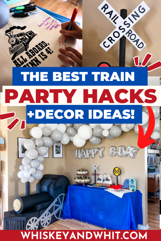 DIY Train Birthday Party Decoration Ideas